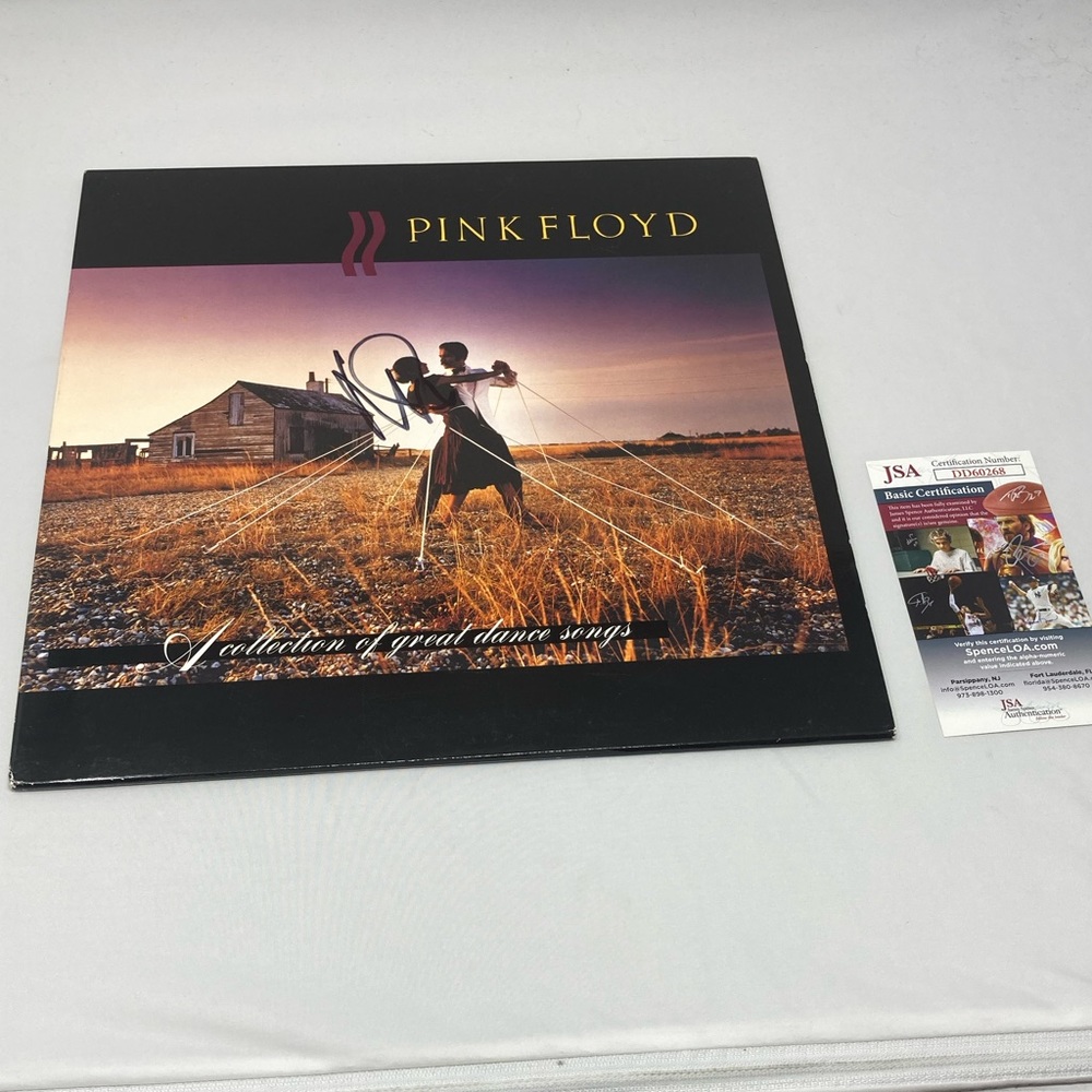 Nick Mason of Pink Floyd signed A Great Collection of Dance Songs Album JSA COA